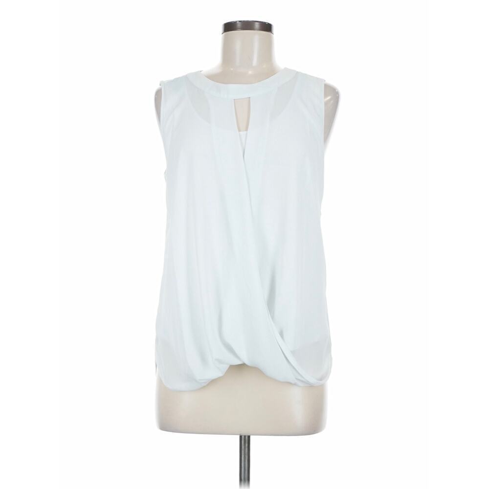 41 Hawthorn Women’s Clearwater Mixed Material Blouse Top Ivory Old Money Large